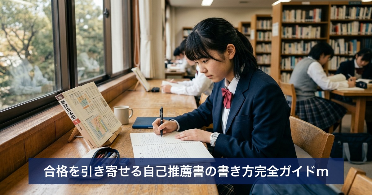 合格を引き寄せる自己推薦書の書き方完全ガイドm