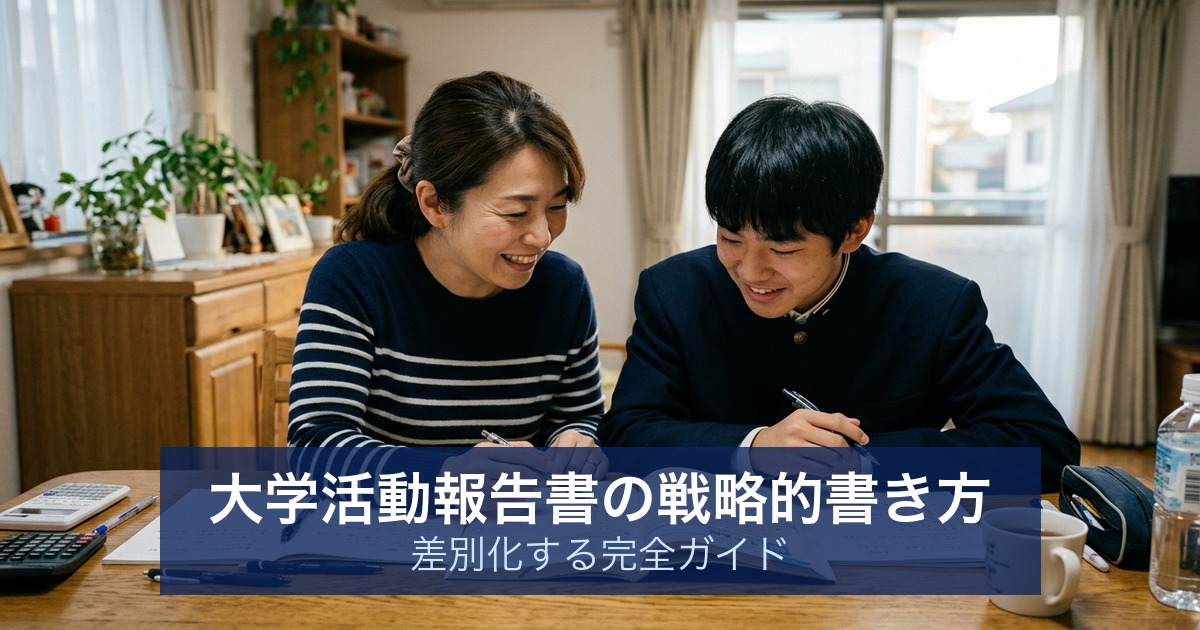 大学活動報告書の戦略的書き方｜差別化する完全ガイド