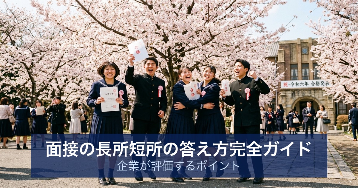 面接の長所短所の答え方完全ガイド|企業が評価するポイント