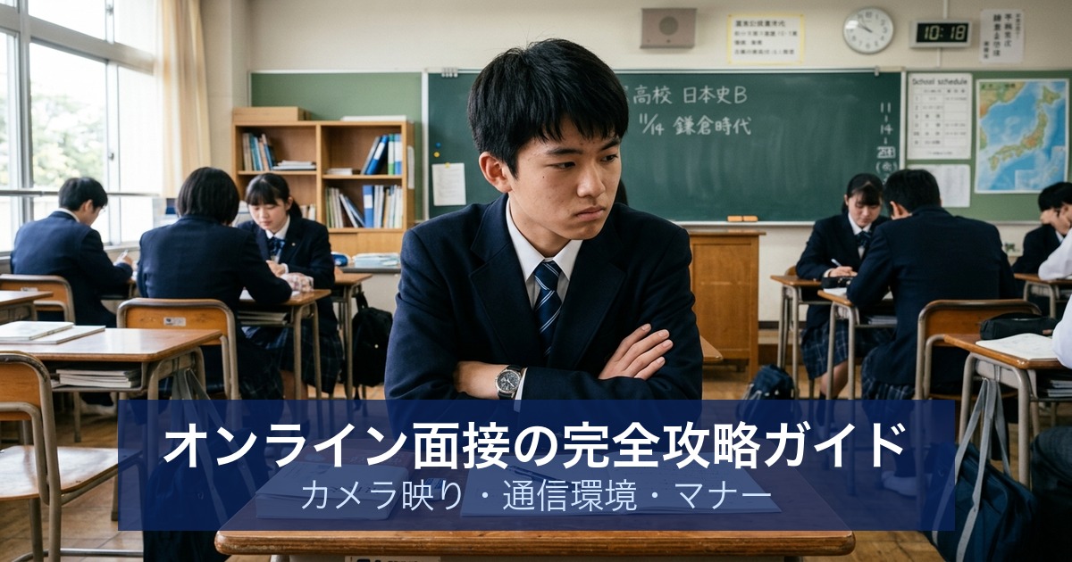 オンライン面接の完全攻略ガイド｜カメラ映り・通信環境・マナー