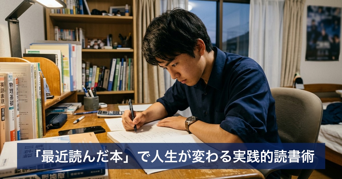「最近読んだ本」で人生が変わる実践的読書術