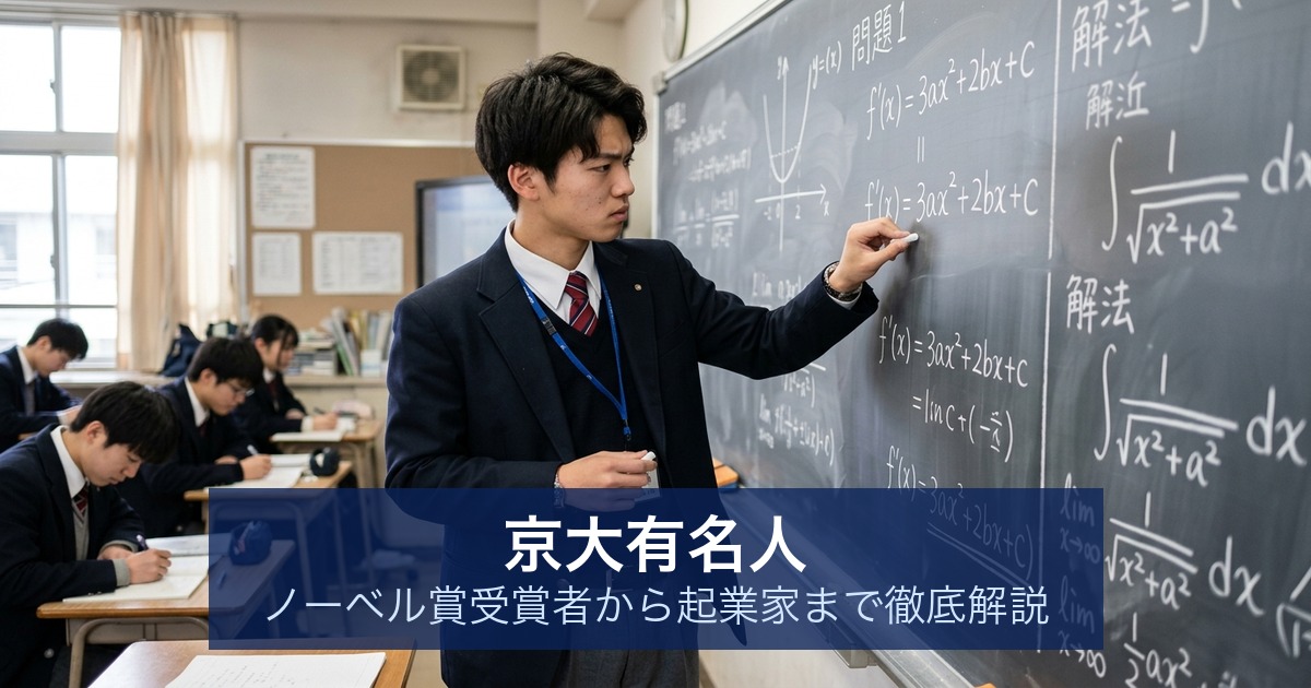 京大有名人｜ノーベル賞受賞者から起業家まで徹底解説