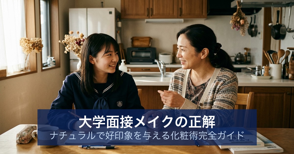 大学面接メイクの正解|ナチュラルで好印象を与える化粧術完全ガイド