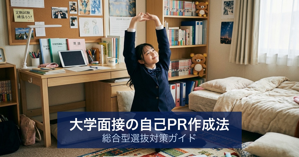 大学面接の自己PR作成法｜総合型選抜対策ガイド
