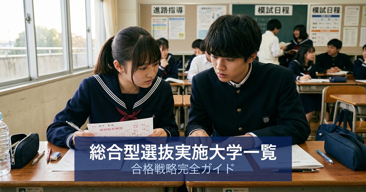 総合型選抜実施大学一覧｜合格戦略完全ガイド