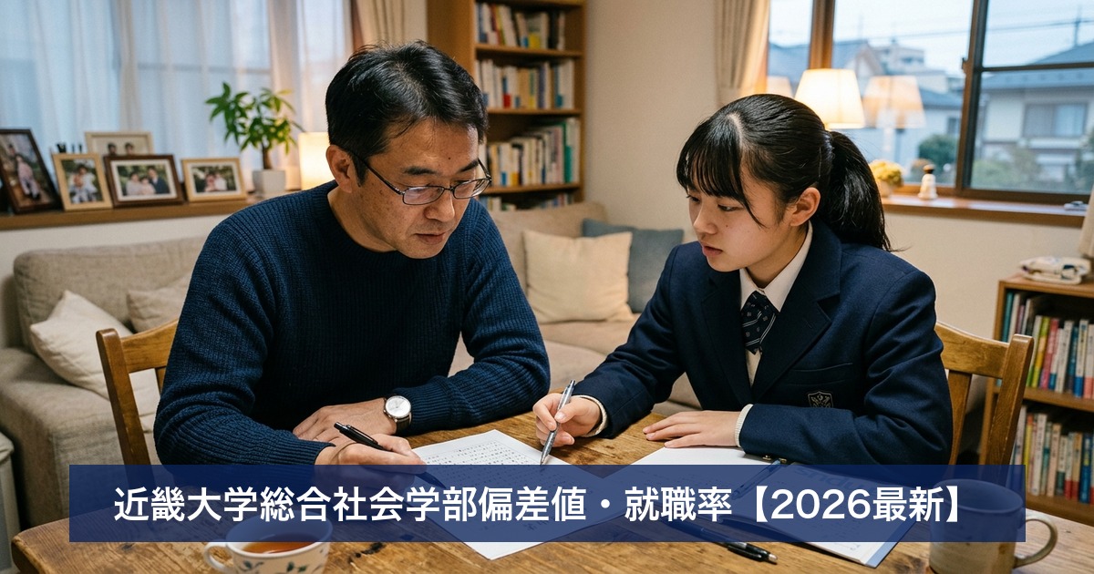 近畿大学総合社会学部偏差値・就職率【2026最新】