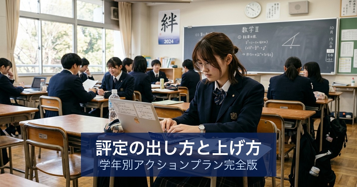 評定の出し方と上げ方｜学年別アクションプラン完全版