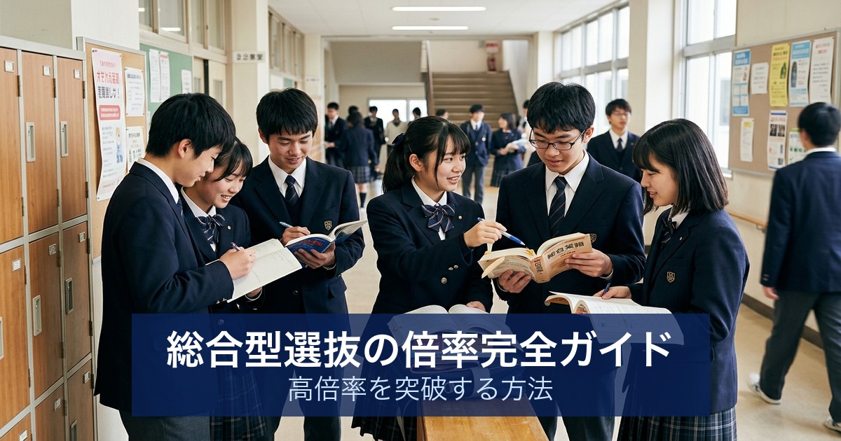 総合型選抜の倍率完全ガイド｜高倍率を突破する方法