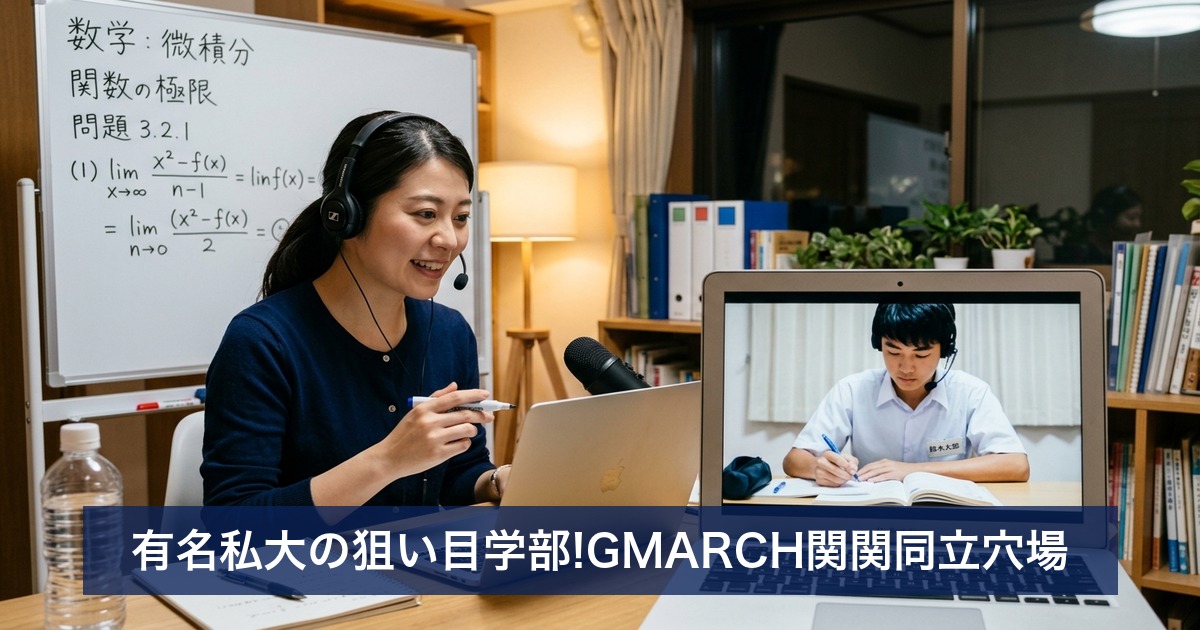 有名私大の狙い目学部!GMARCH関関同立穴場
