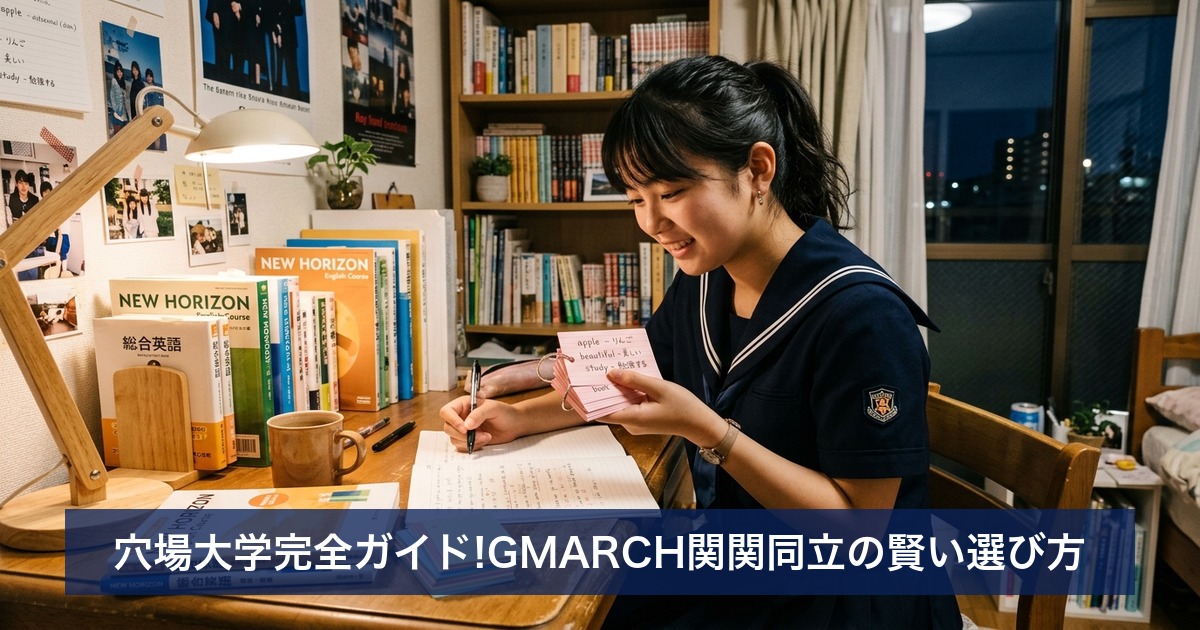 穴場大学完全ガイド!GMARCH関関同立の賢い選び方