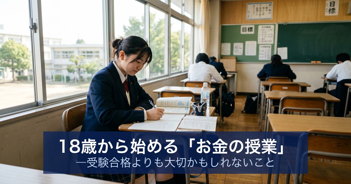 18歳から始める「お金の授業」 ―受験合格よりも大切かもしれないこと
