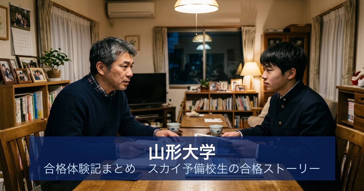 山形大学 合格体験記まとめ｜スカイ予備校生の合格ストーリー