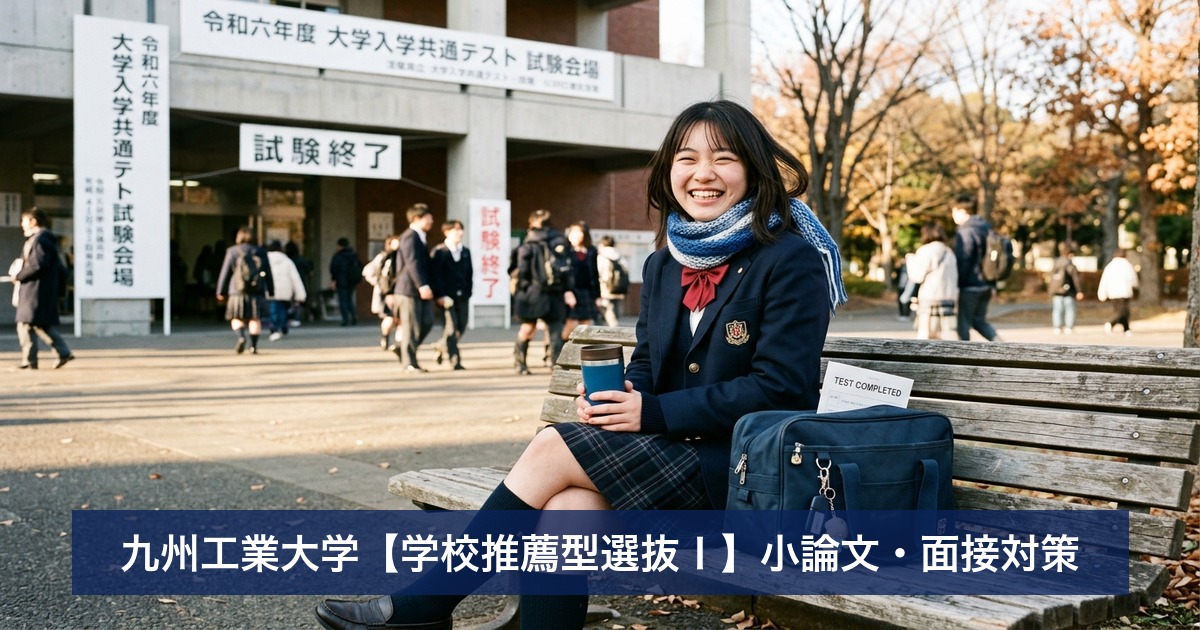 九州工業大学【学校推薦型選抜Ⅰ】小論文・面接対策