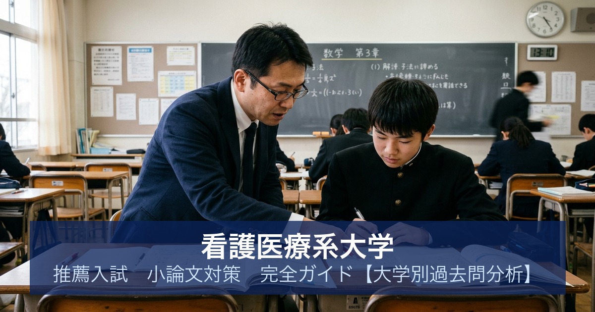 看護医療系大学 推薦入試 小論文対策 完全ガイド【大学別過去問分析】